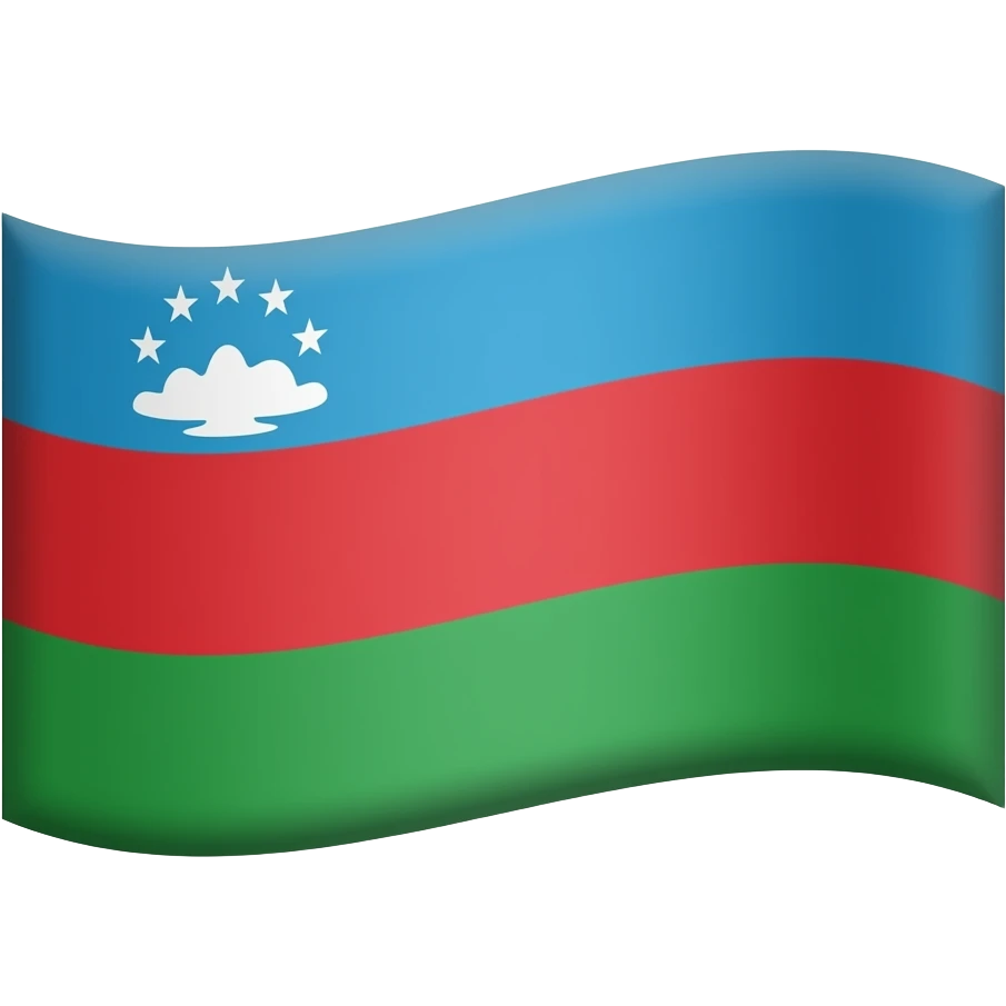Дагестанский флаг emoji