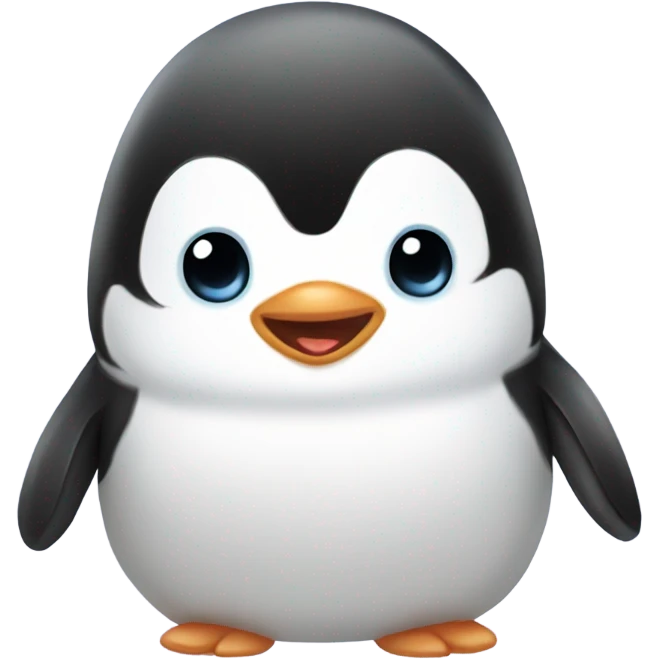 A city of cute baby penguins  emoji