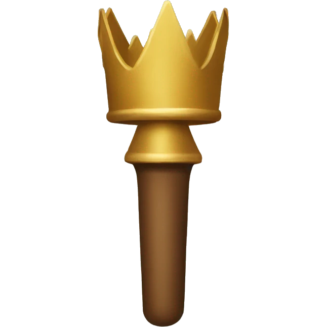 Plunger crown emoji