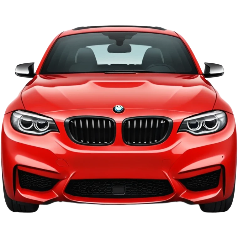 Bmw logo zwart rood emoji
