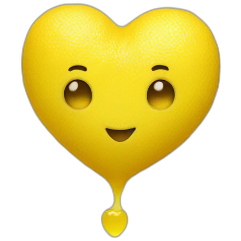 Lemon heart  emoji