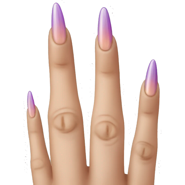 crazy long nails emoji