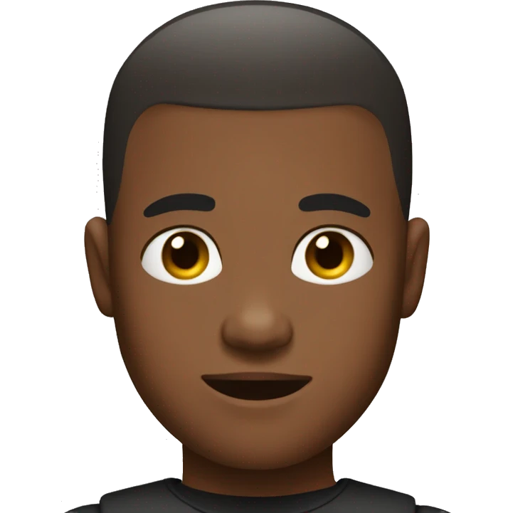 blacf boy buzz cut  emoji