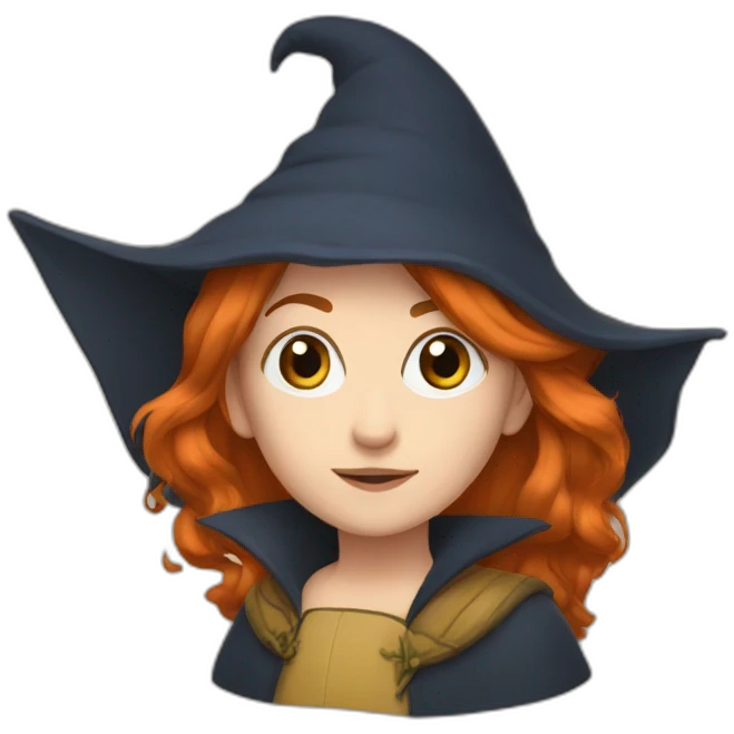 rousse et chauve emoji