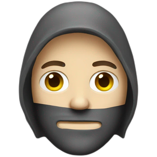 Hacker guy emoji