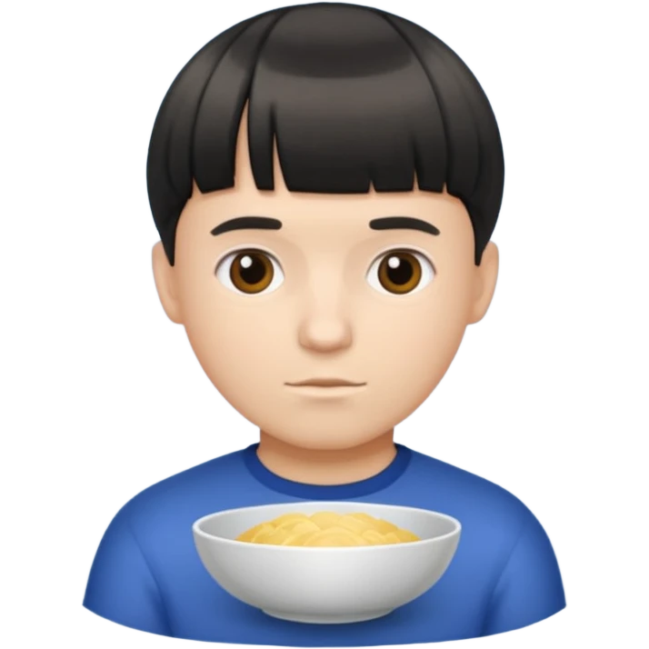Man with bowl haircut emoji