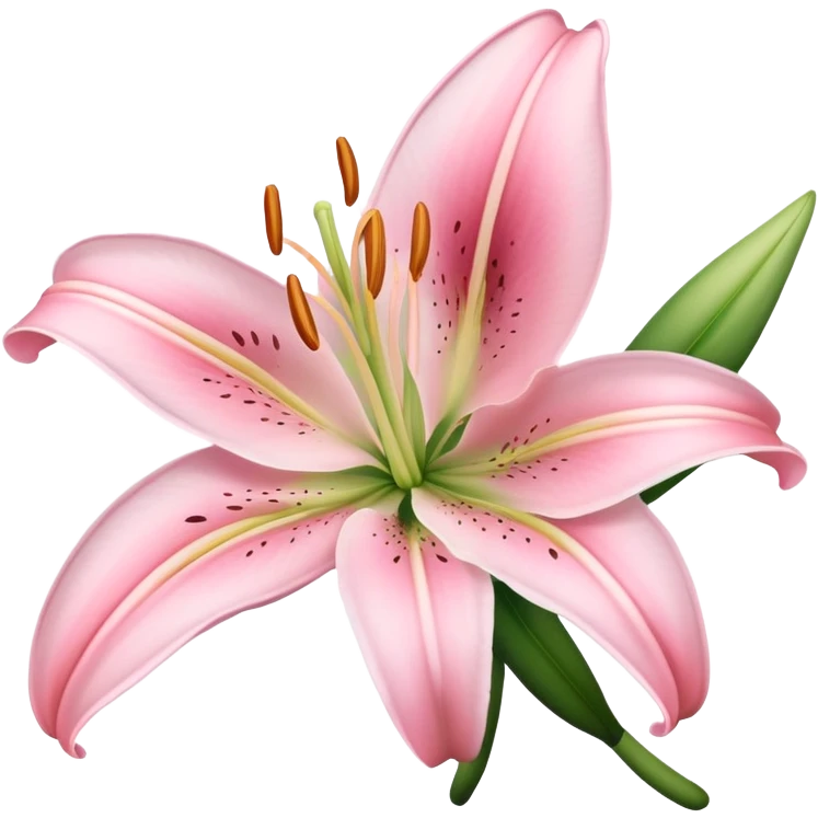 light pink lilium emoji