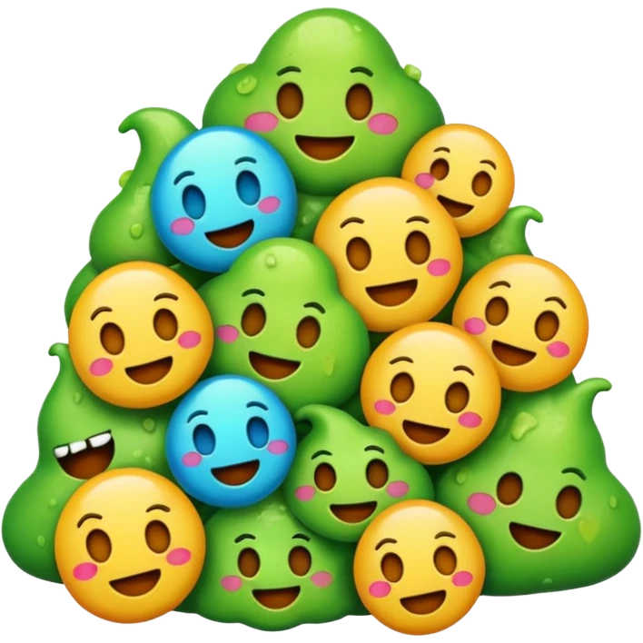 All the gross emojis combined emoji