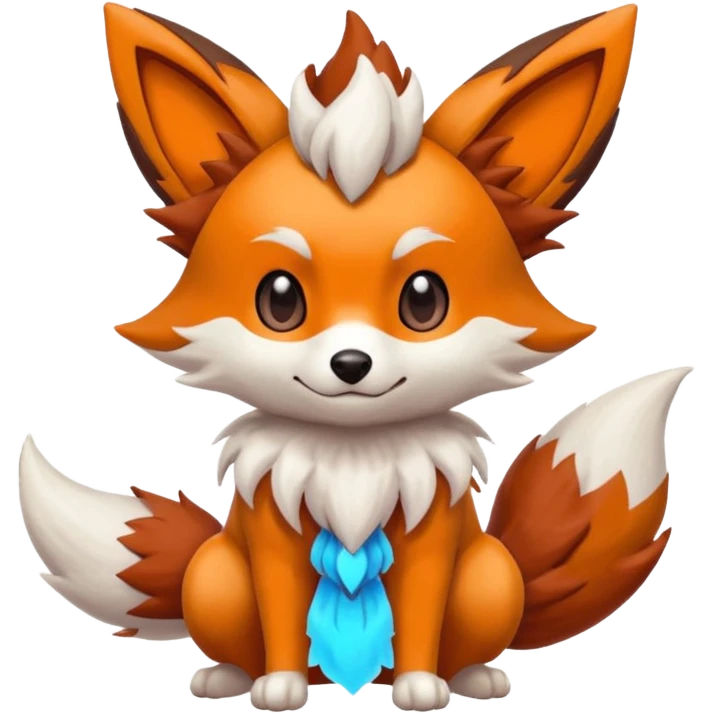 Lycanroc-Fennekin-Eevee-Pokémon-Fakémon-creature emoji