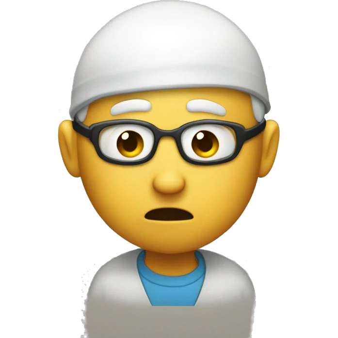 anxious surveilleance face emoji