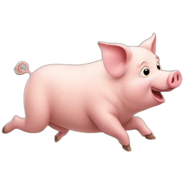 pig flying emoji