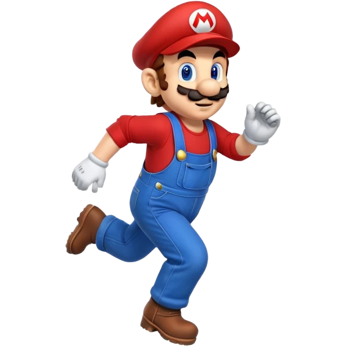 Mario running emoji