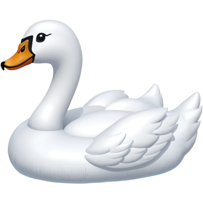 swan pool inflatable emoji
