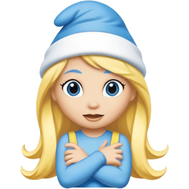 Smurfette emoji