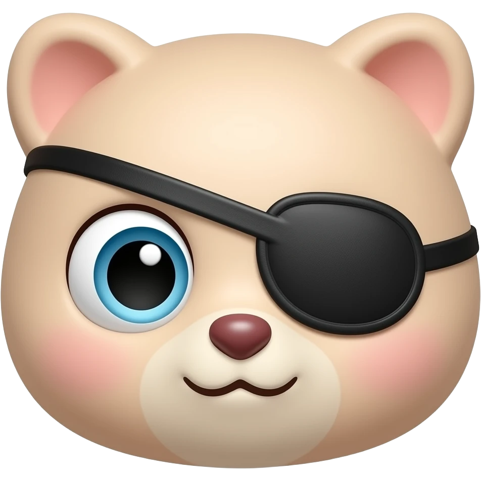Cute eye patch emoji