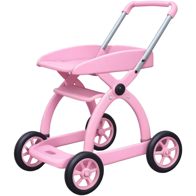 pink baby walker emoji