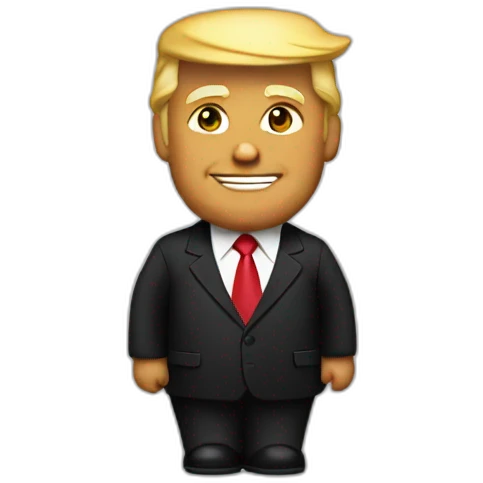 Donald trump black emoji