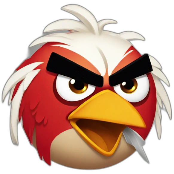 angry bird emoji
