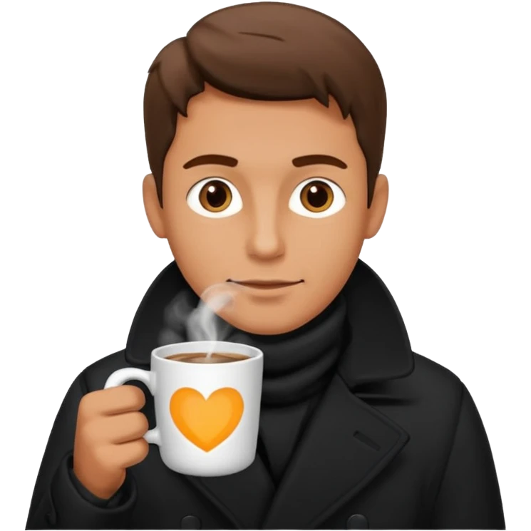 hot coffee guy emoji