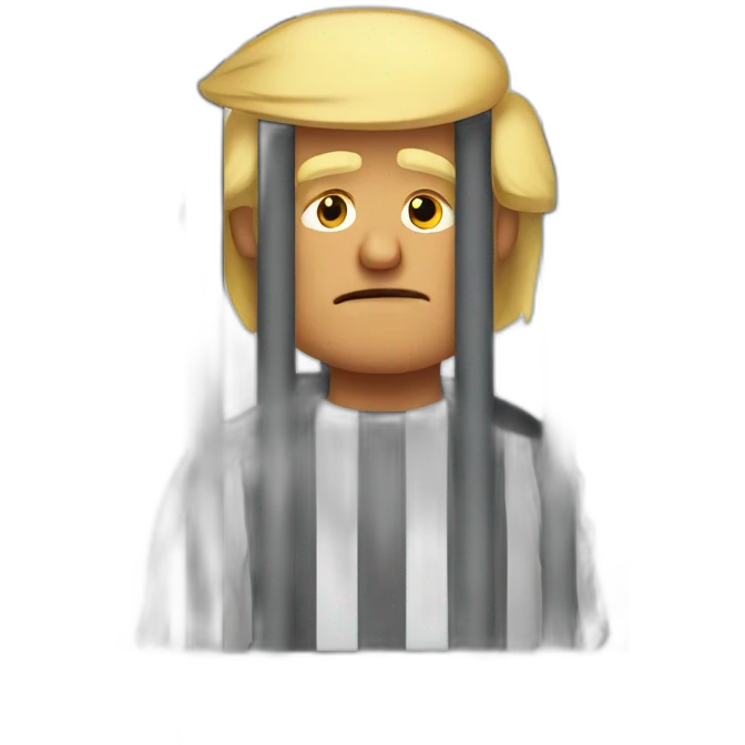 Donald trump in jail emoji