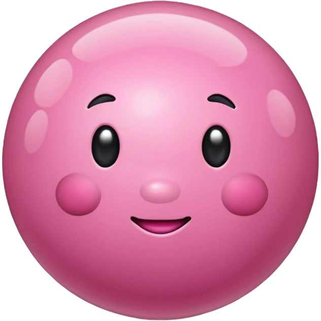 pink meatball emoji
