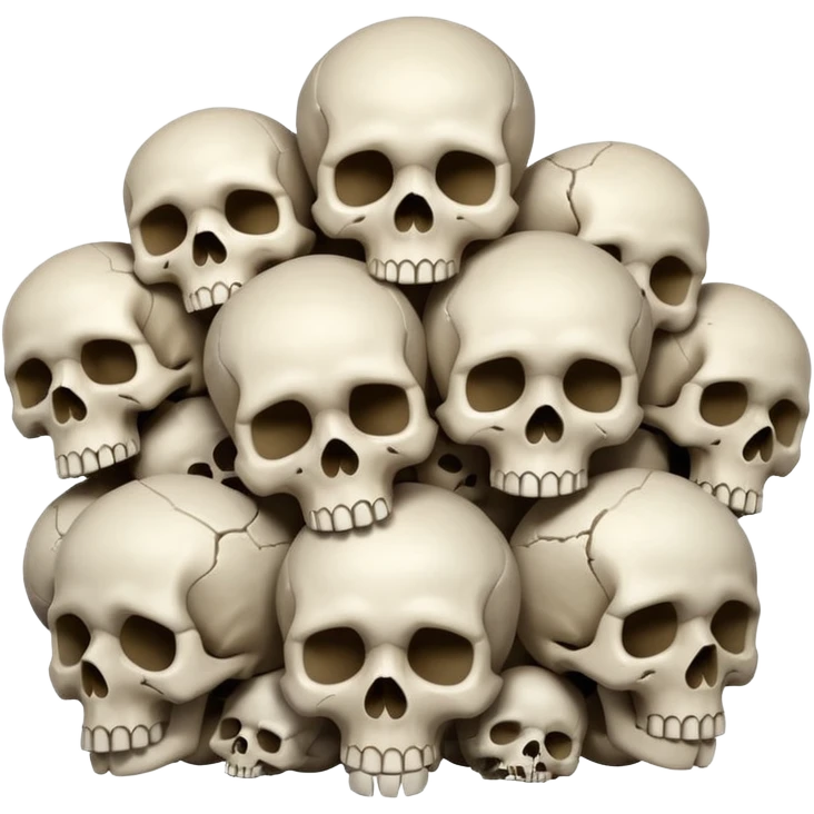 make it with skulls emoji