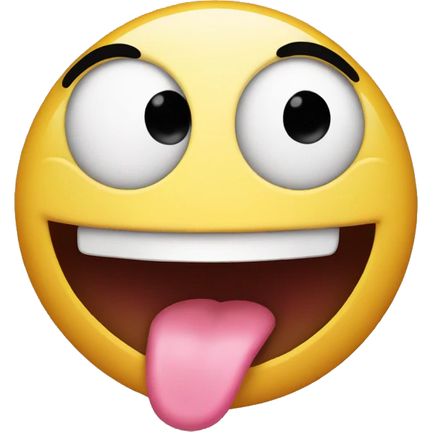 Emoji with tongue out emoji