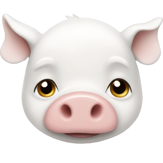 White pig  emoji