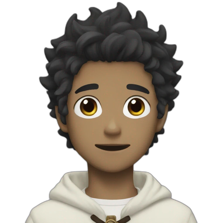 Black clover emoji