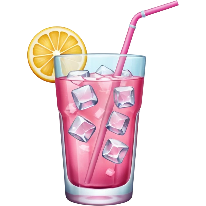Pink drink emoji