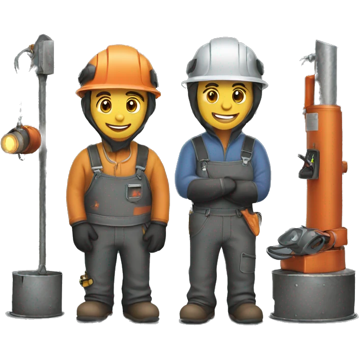 Welding worksite  emoji