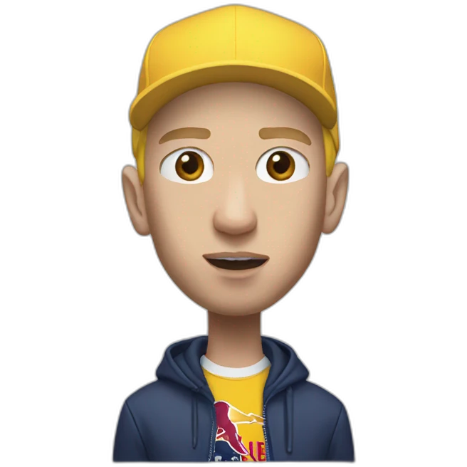 eminem, redbull emoji