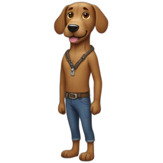 dog man emoji