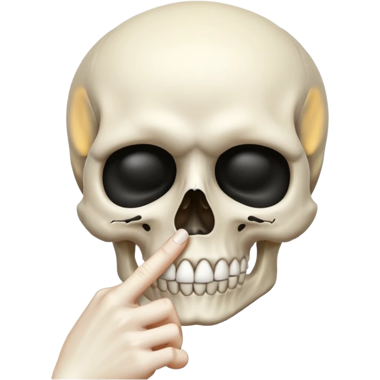 💀+🤫 emoji