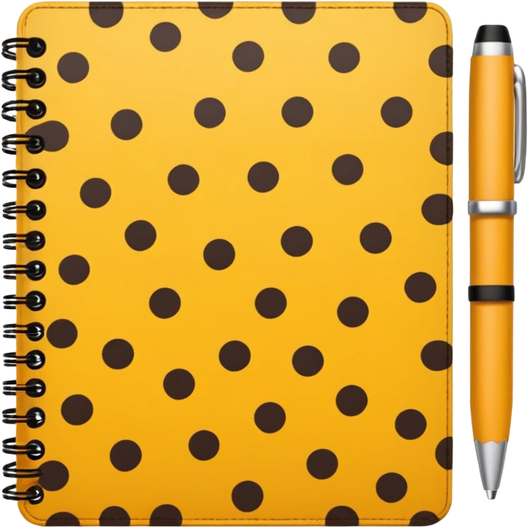 leopard patterned notebook emoji
