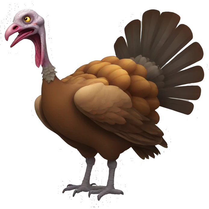 turkey zombie emoji