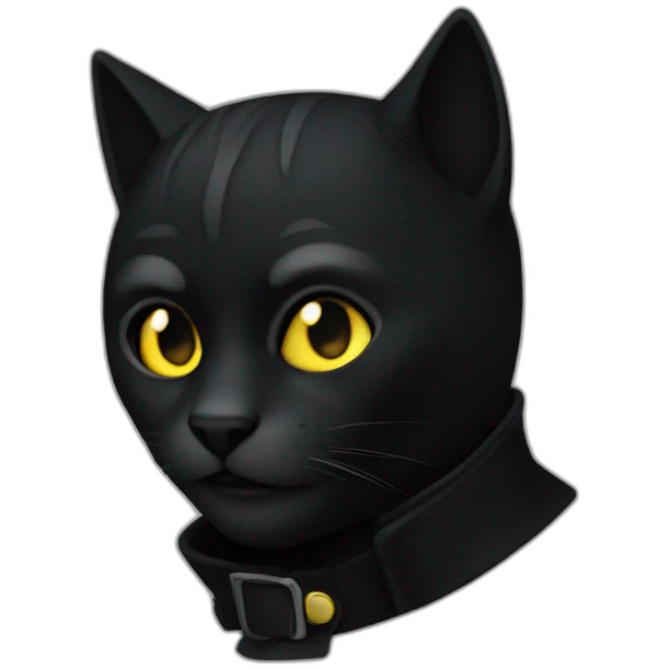 Chat noir emoji
