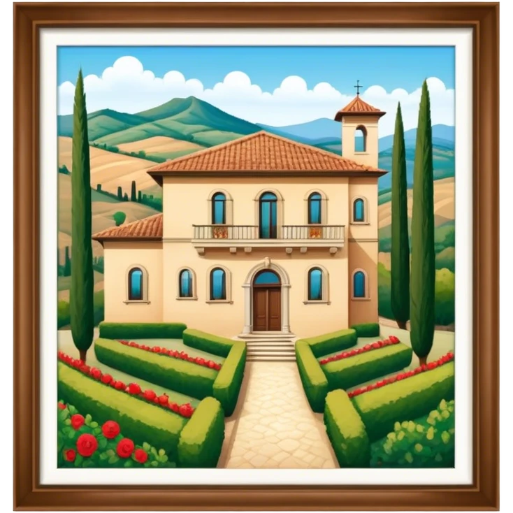 italian villa tuscany emoji