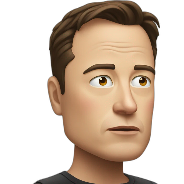 elon musk triste emoji