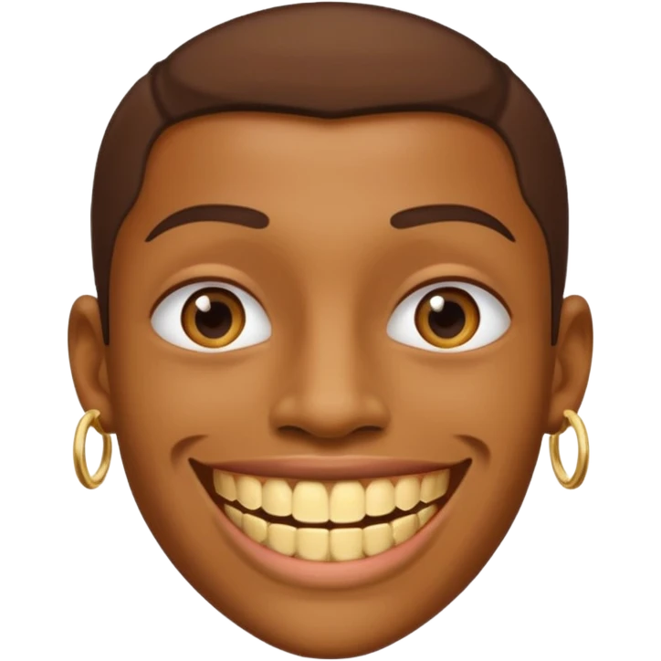 gold grillz person emoji