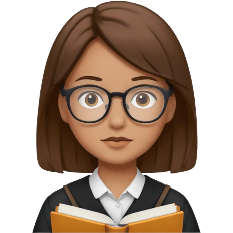 студент учится с дисциплиной и фокусом emoji