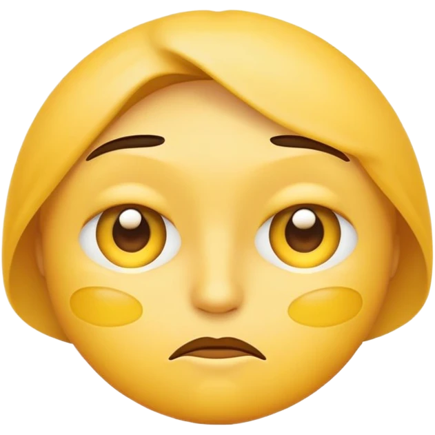 yellow emoji face suspicious with eyes squinted flat lips  emoji
