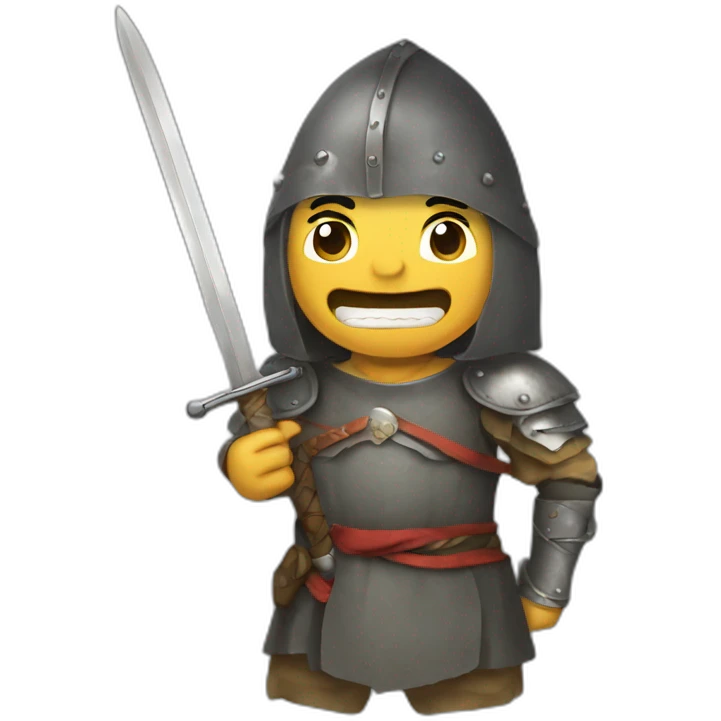 medieval sword-swallower emoji
