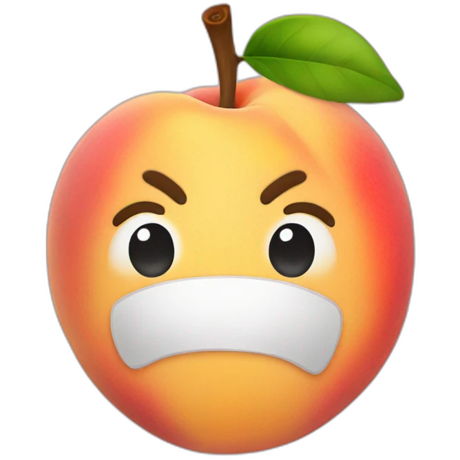 seaty peach emoji
