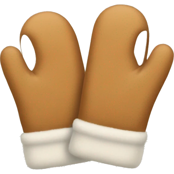 tan mittens emoji