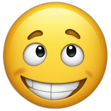 Sarcastic laugh emoji