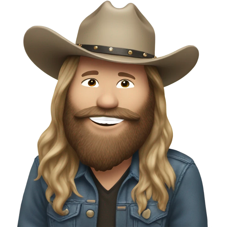 Chris Stapleton blowing a kiss emoji