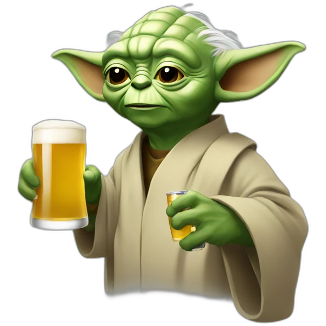 yoda-drinking-beer emoji