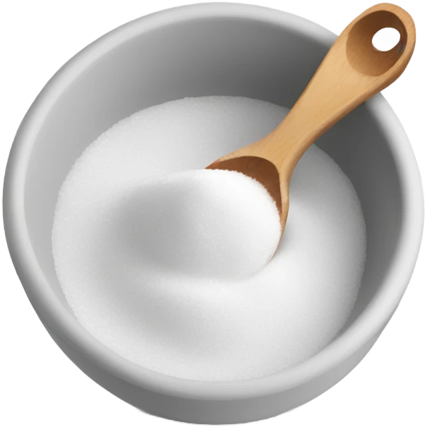 Baking soda in a bowl  emoji
