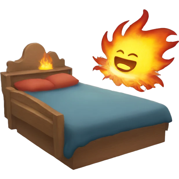 sol saliendo fuego emoji